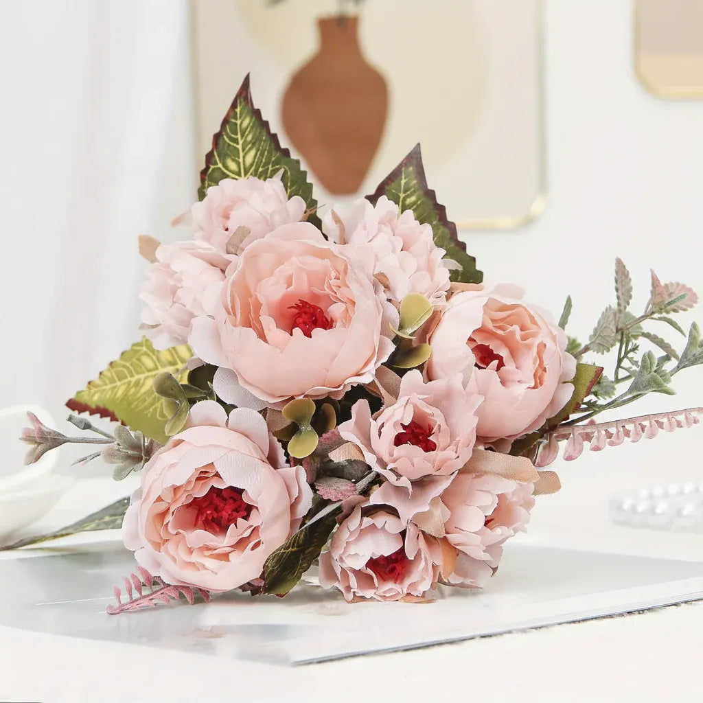 Artificial Peony Flower Bouquet - Mother's Day Gift & Home Decoration