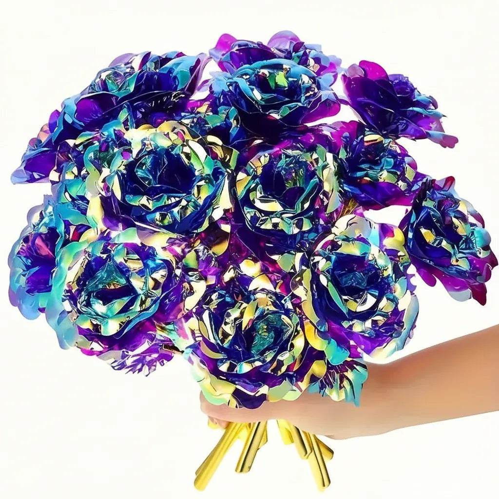 Artificial Rose Flower Bouquet - Mother's Day Table Decoration Gift