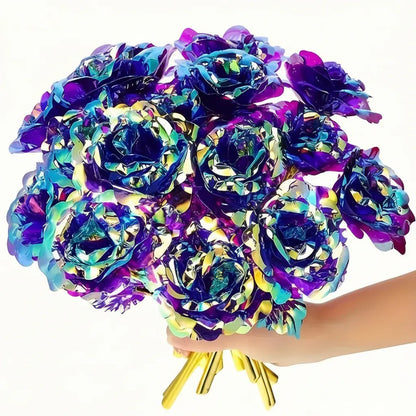 Artificial Rose Flower Bouquet - Mother's Day Table Decoration Gift