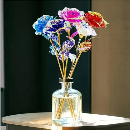 Artificial Rose Flower Bouquet - Mother's Day Table Decoration Gift