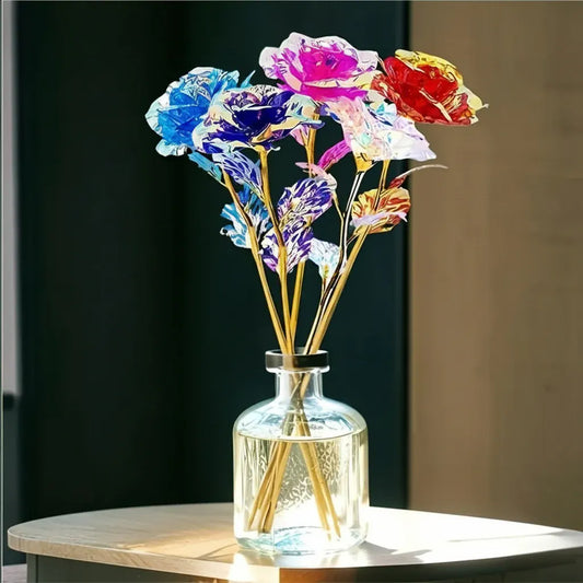 Artificial Rose Flower Bouquet - Mother's Day Table Decoration Gift