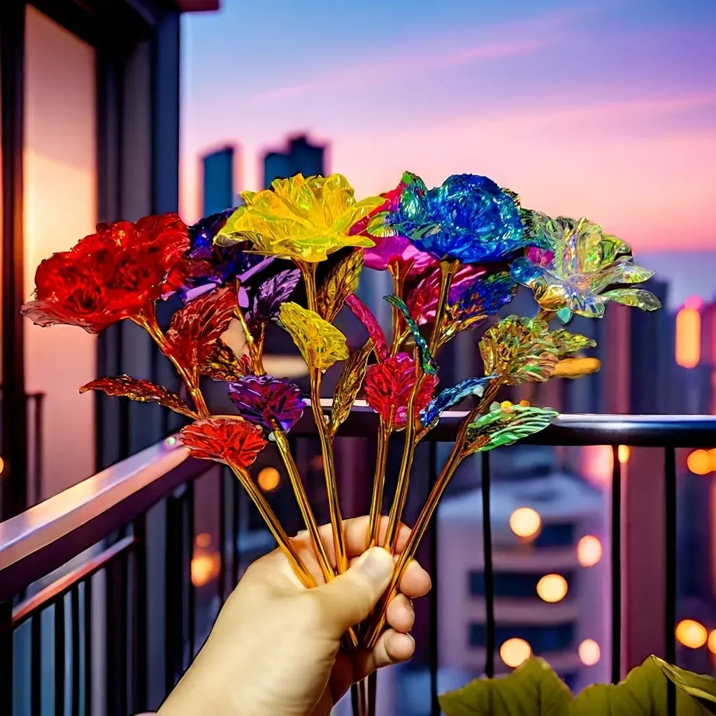 Artificial Rose Flower Bouquet - Mother's Day Table Decoration Gift