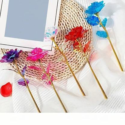 Artificial Rose Flower Bouquet - Mother's Day Table Decoration Gift