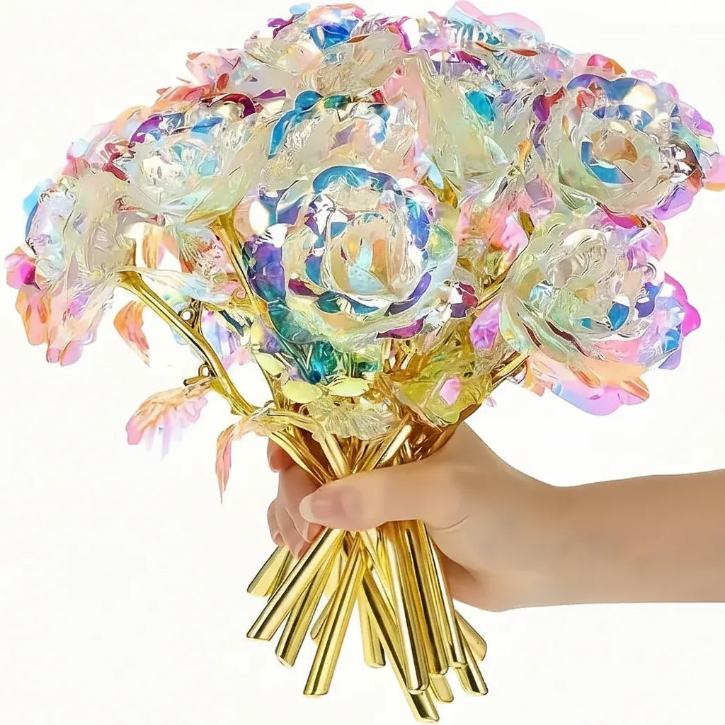 Artificial Rose Flower Bouquet - Mother's Day Table Decoration Gift