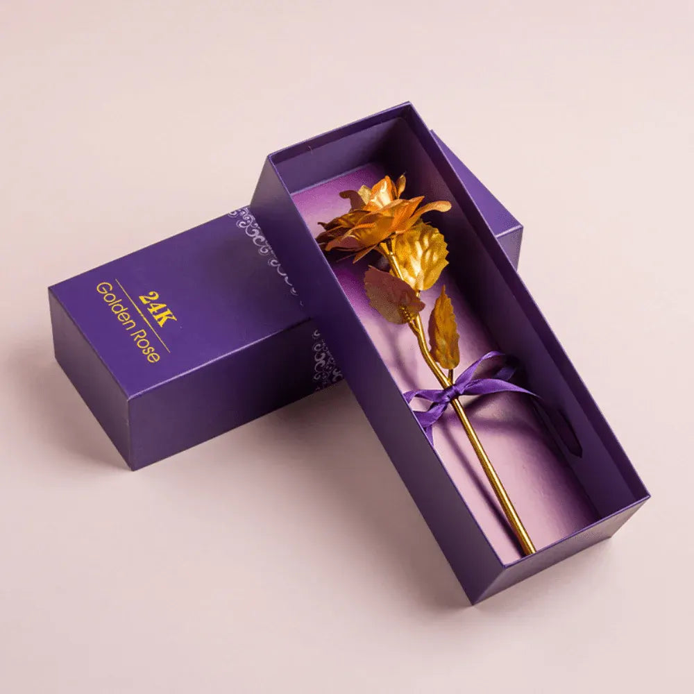 Artificial Rose Flower Box Display for Mother's Day Gift Decoration