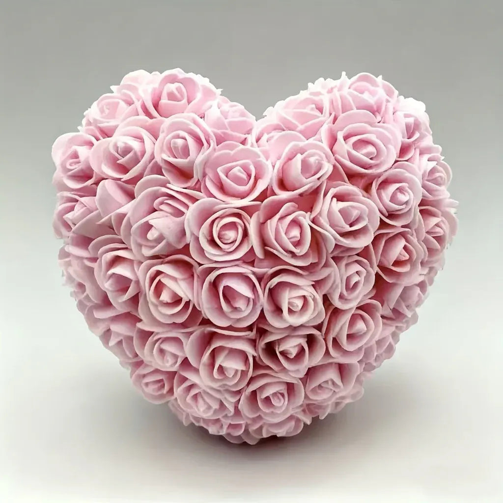 Artificial Rose Heart Table Centerpiece for Mother's Day Gift