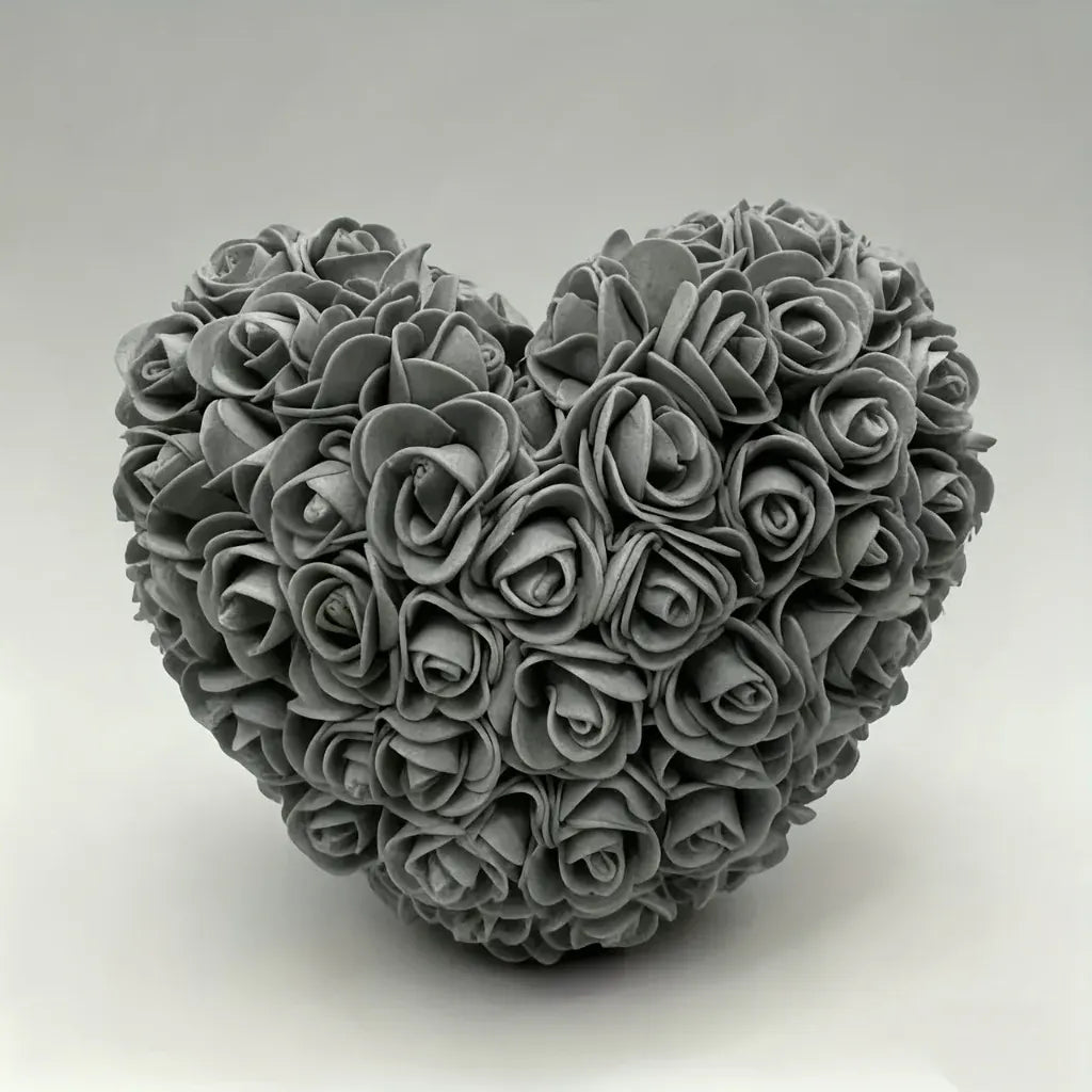 Artificial Rose Heart Table Centerpiece for Mother's Day Gift