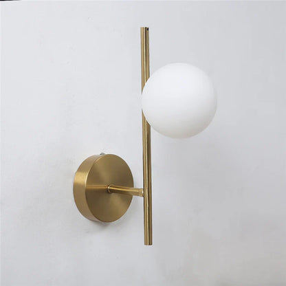 Astra Dual Globe Wall Sconce - Modern Gold Design