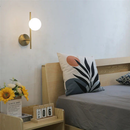 Astra Dual Globe Wall Sconce - Modern Gold Design