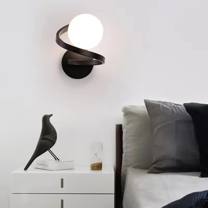Astra Modern Dual LED Globe Wall Sconce