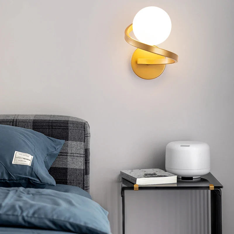 Astra Modern Dual LED Globe Wall Sconce