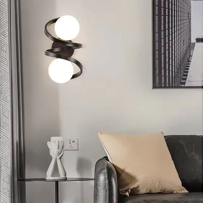Astra Modern Dual LED Globe Wall Sconce
