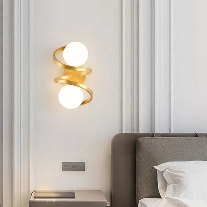 Astra Modern Dual LED Globe Wall Sconce