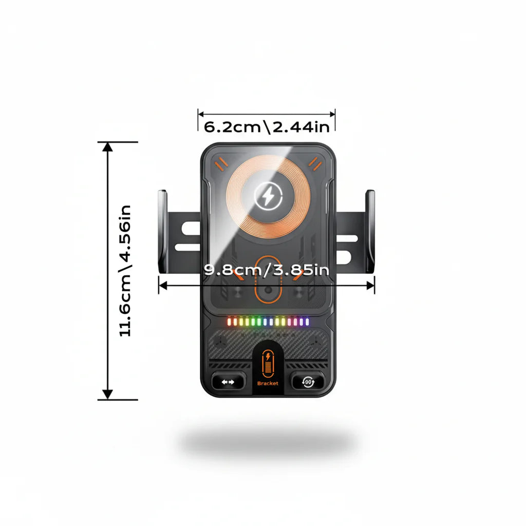 Auto-Clamping Wireless Charging Car Vent Phone Mount