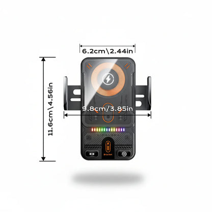Auto-Clamping Wireless Charging Car Vent Phone Mount