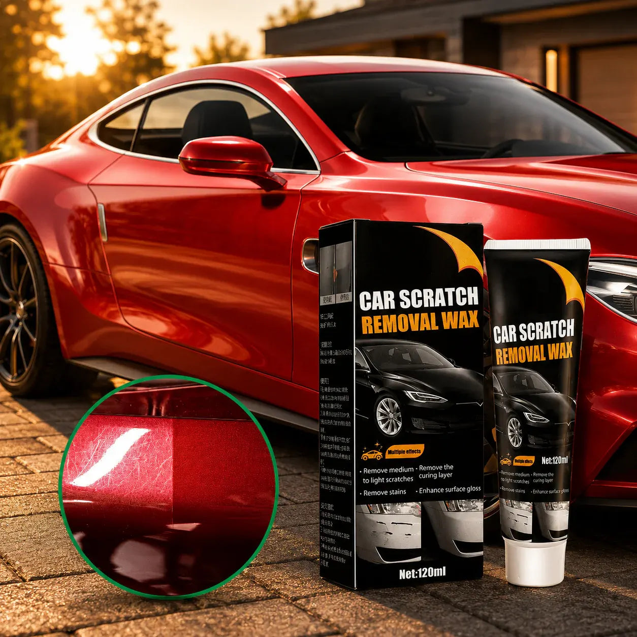 Auto Paint Scratch Repair Paste for Vehicle Surface Treatment
