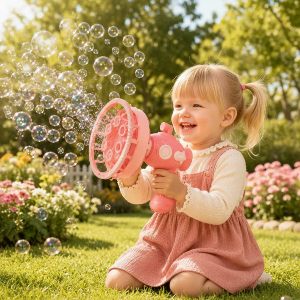 Automatic Bubble Blower Gun Toy for Kids