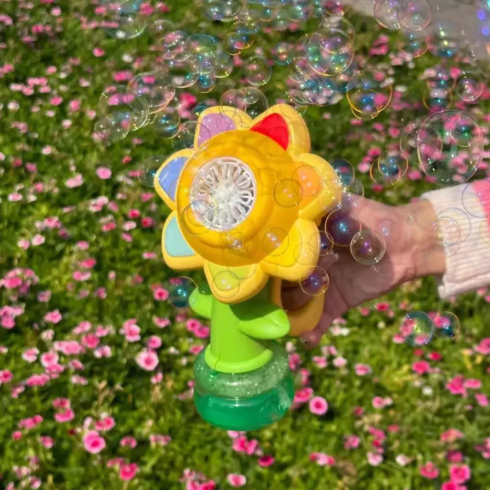 Automatic Bubble Blower Machine for Kids Outdoor Play Fun