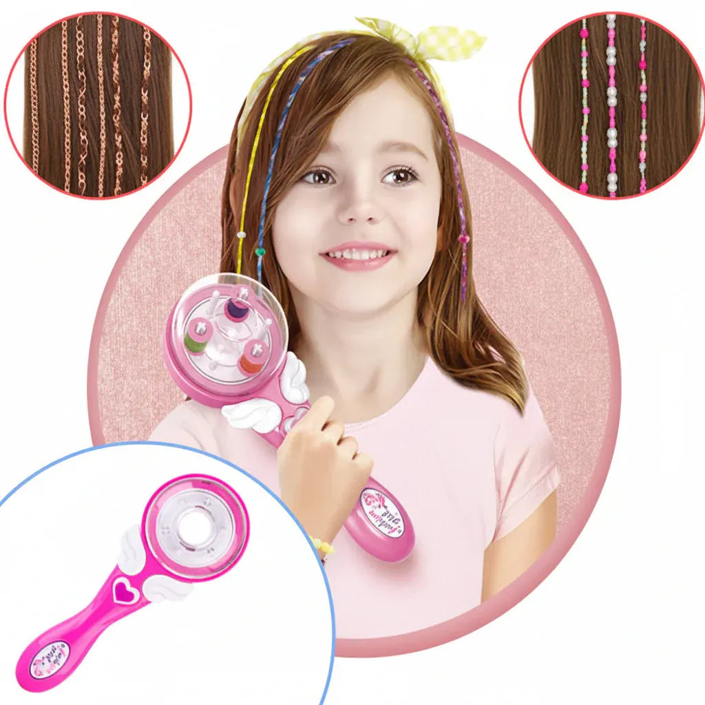 Automatic Hair Braiding Tool Kit with Magic Jewel Drill Styling Accessories