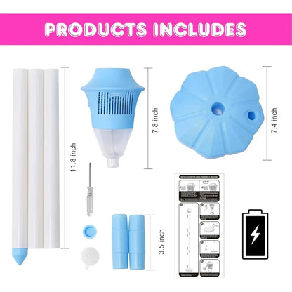 Automatic Outdoor Bubble Blower Machine, Rechargeable Lithium Battery Powered
