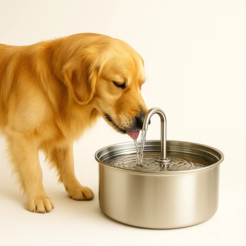 Automatic Stainless Steel Drinking Fountain for Pets