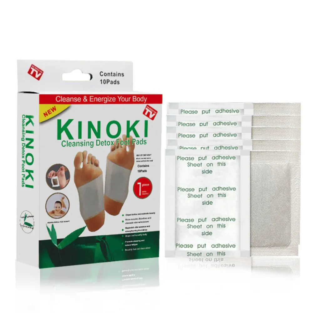 Bamboo Detox Foot Patch Set with Adhesive Care Sheets
