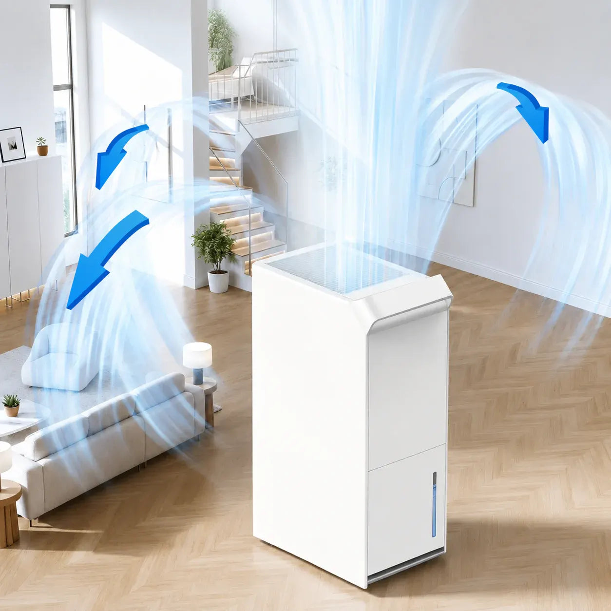 Basement Moisture Absorber & Cooling Dehumidifier Unit