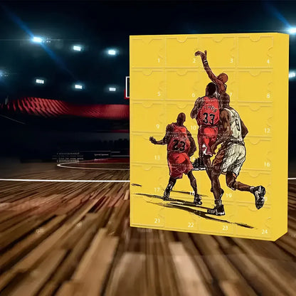Basketball Collectible Figures Advent Calendar Toy Set