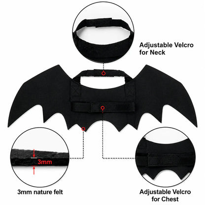 Bat Wings Pet Costume for Halloween