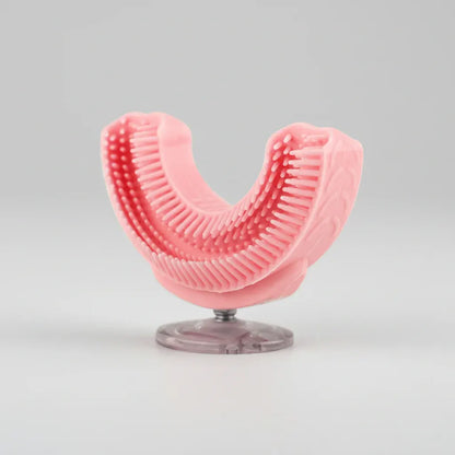Battery-Operated Electric Toothbrush for Kids with Playful Design