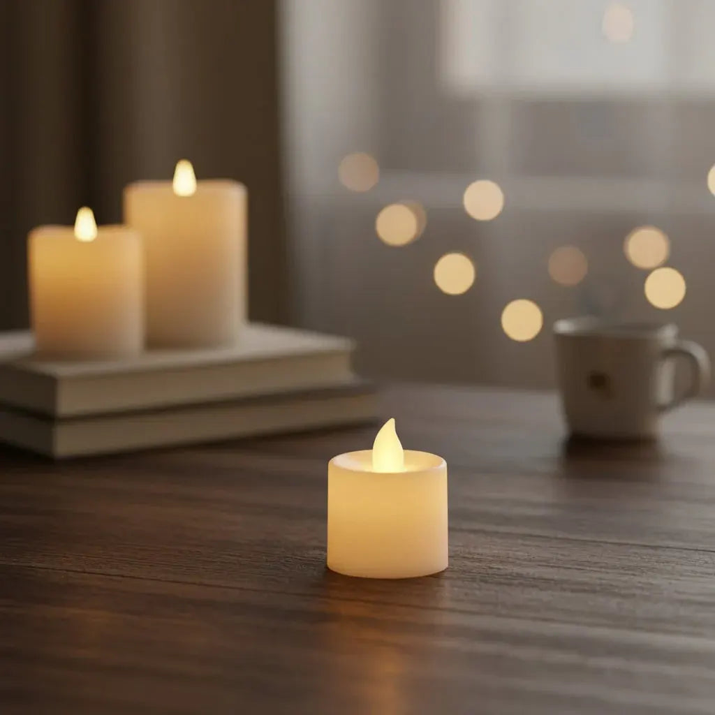Battery-Operated LED Flameless Candles for Halloween Decor