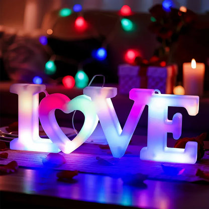 Battery-Operated LED Heart Wall Light for Valentine's Gifting