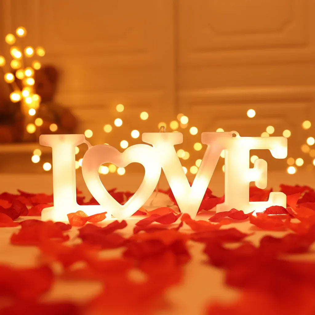 Battery-Operated LED Heart Wall Light for Valentine's Gifting