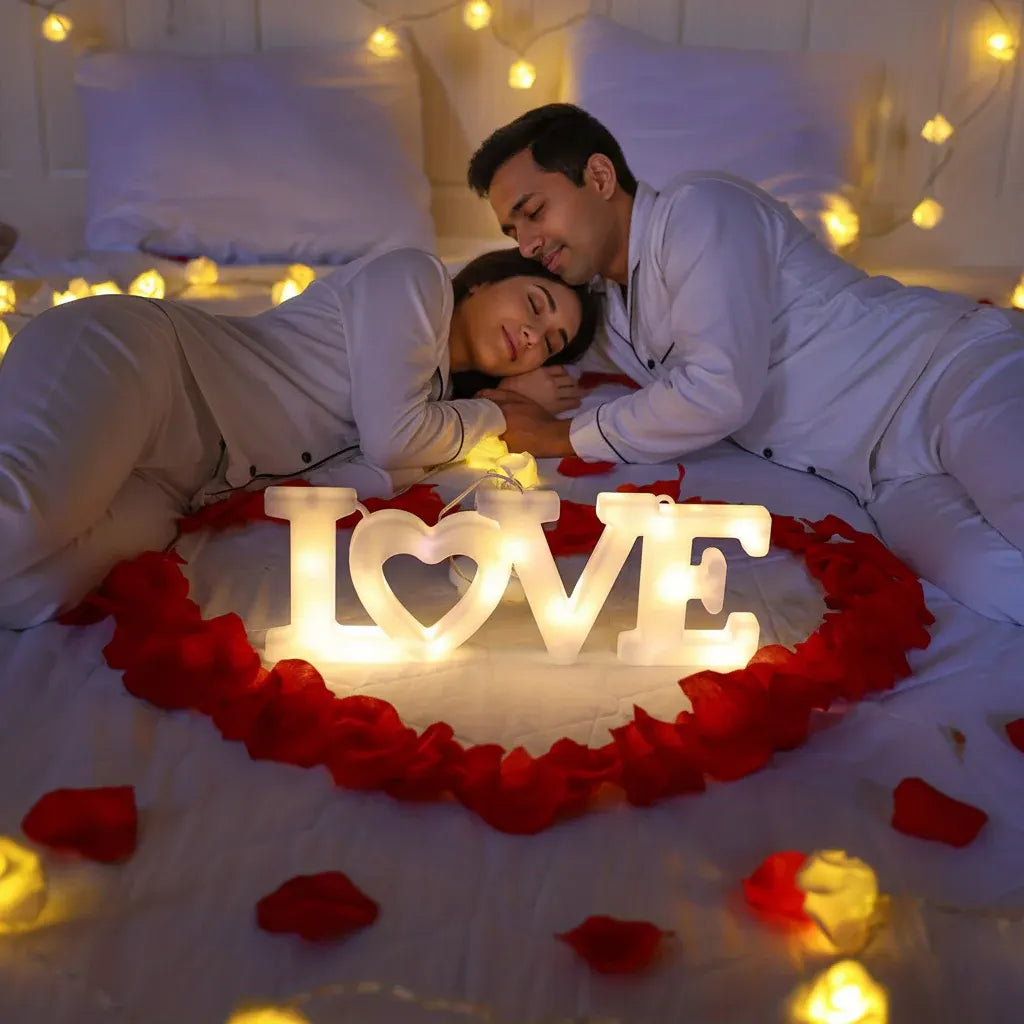 Battery-Operated LED Heart Wall Light for Valentine's Gifting