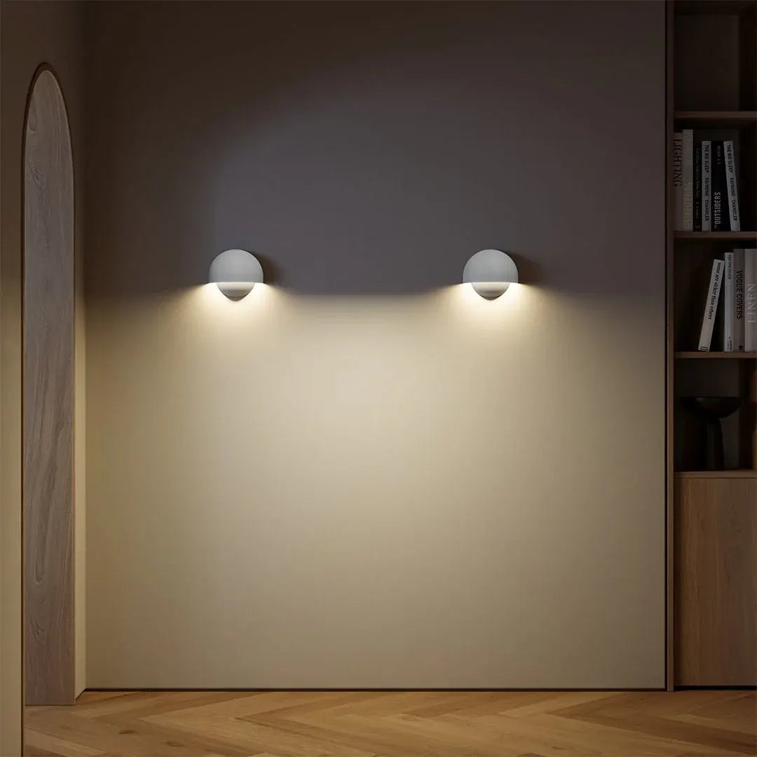 Battery-Operated LED Wall Sconce with Warm White Glow