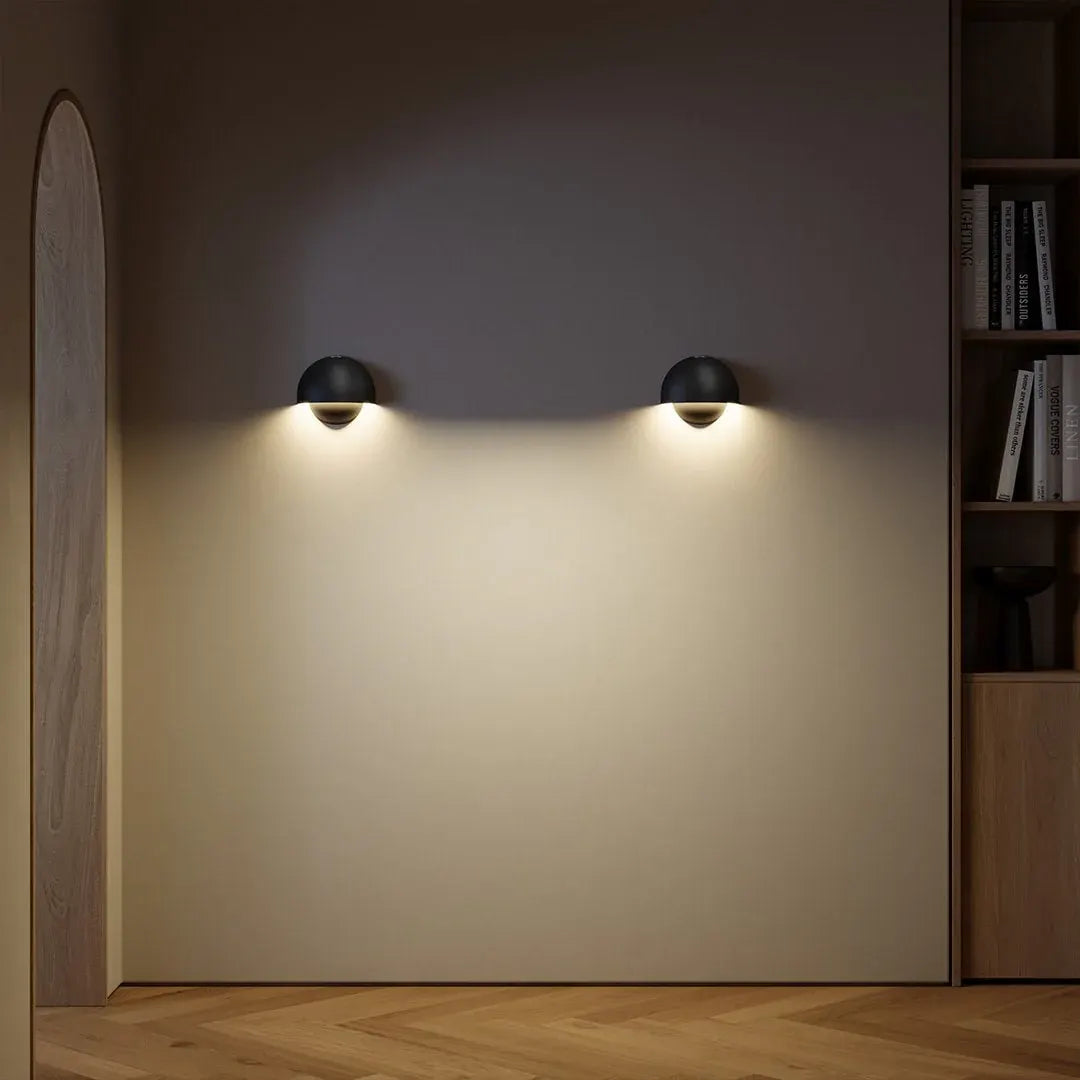 Battery-Operated LED Wall Sconce with Warm White Glow