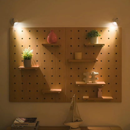 Battery-Powered Modern Adjustable LED Wall Sconce Spotlight