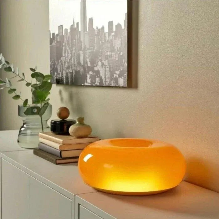 Bauhaus Round LED Donut Lamp – Modern Table & Wall Light