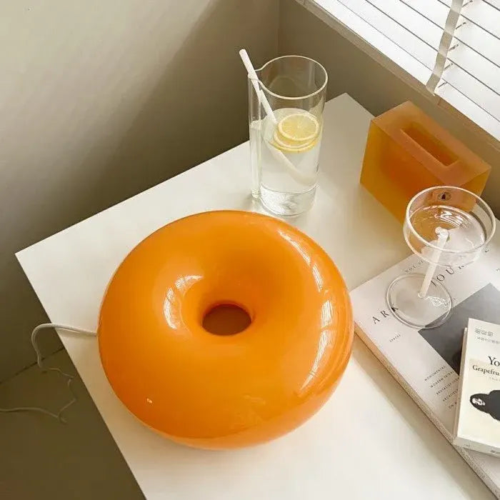Bauhaus Round LED Donut Lamp – Modern Table & Wall Light