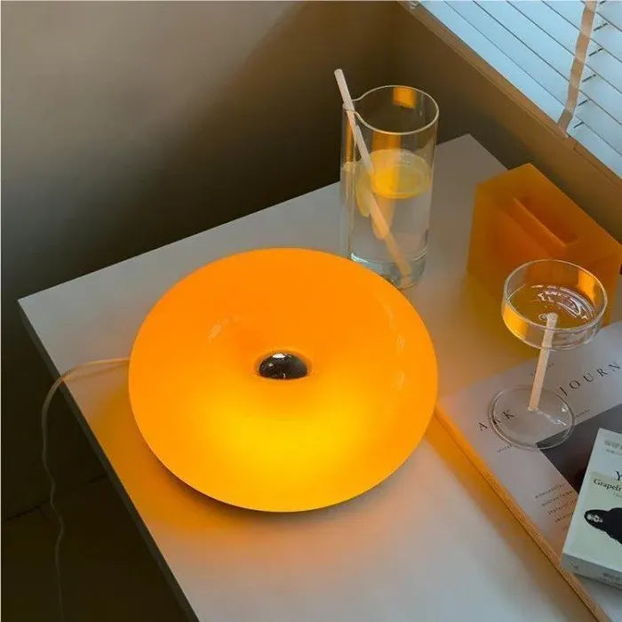 Bauhaus Round LED Donut Lamp – Modern Table & Wall Light