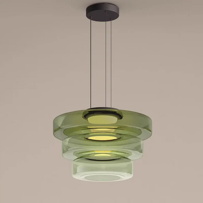 Bauhaus-Style Glass Pendant Ceiling Light Fixture