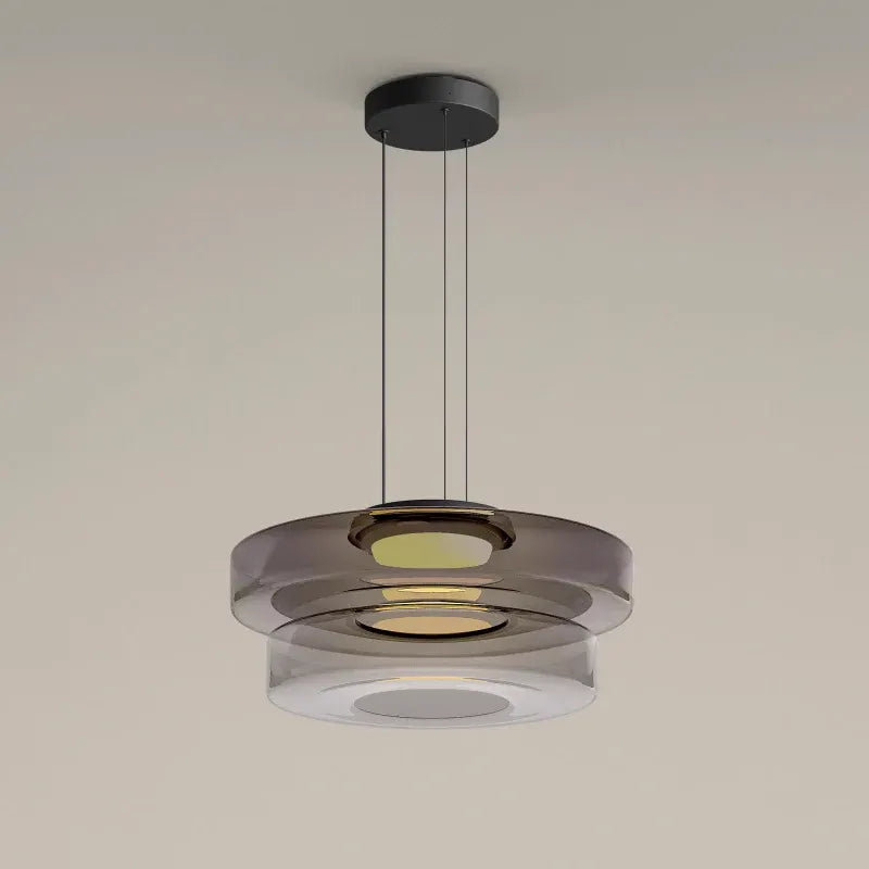 Bauhaus-Style Glass Pendant Ceiling Light Fixture
