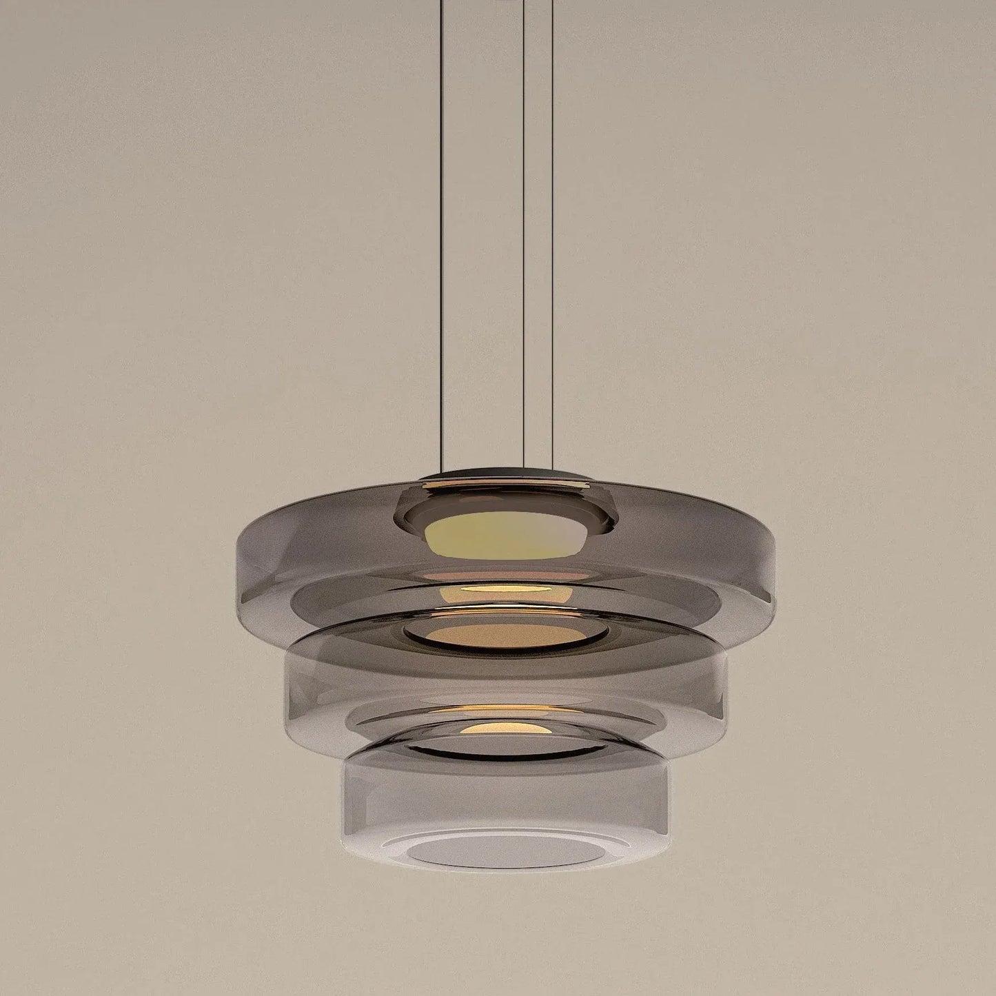 Bauhaus-Style Glass Pendant Ceiling Light Fixture