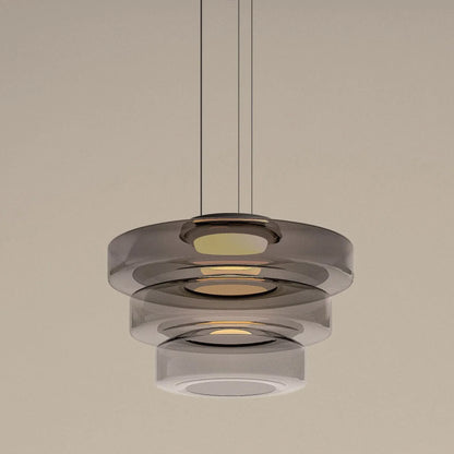 Bauhaus-Style Glass Pendant Ceiling Light Fixture