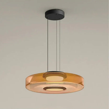 Bauhaus-Style Glass Pendant Ceiling Light Fixture