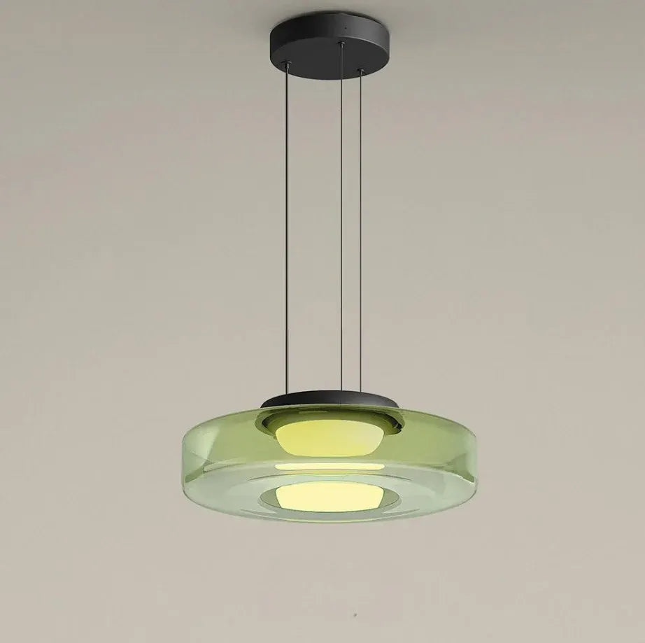 Bauhaus-Style Glass Pendant Ceiling Light Fixture