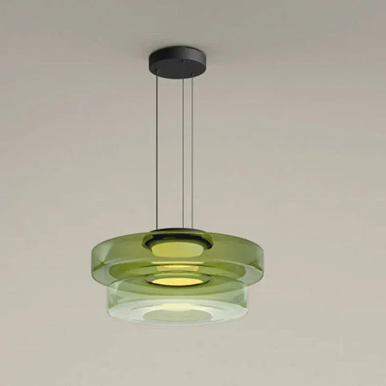 Bauhaus-Style Glass Pendant Ceiling Light Fixture