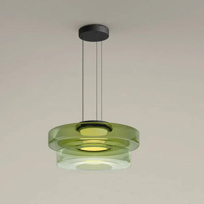 Bauhaus-Style Glass Pendant Ceiling Light Fixture