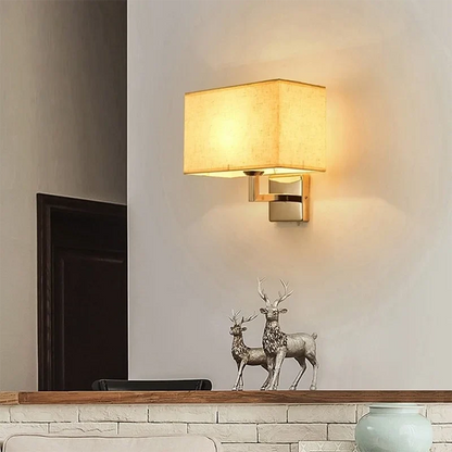 Bedside Wall Sconce with Built-in E27 Reading Light Fixture