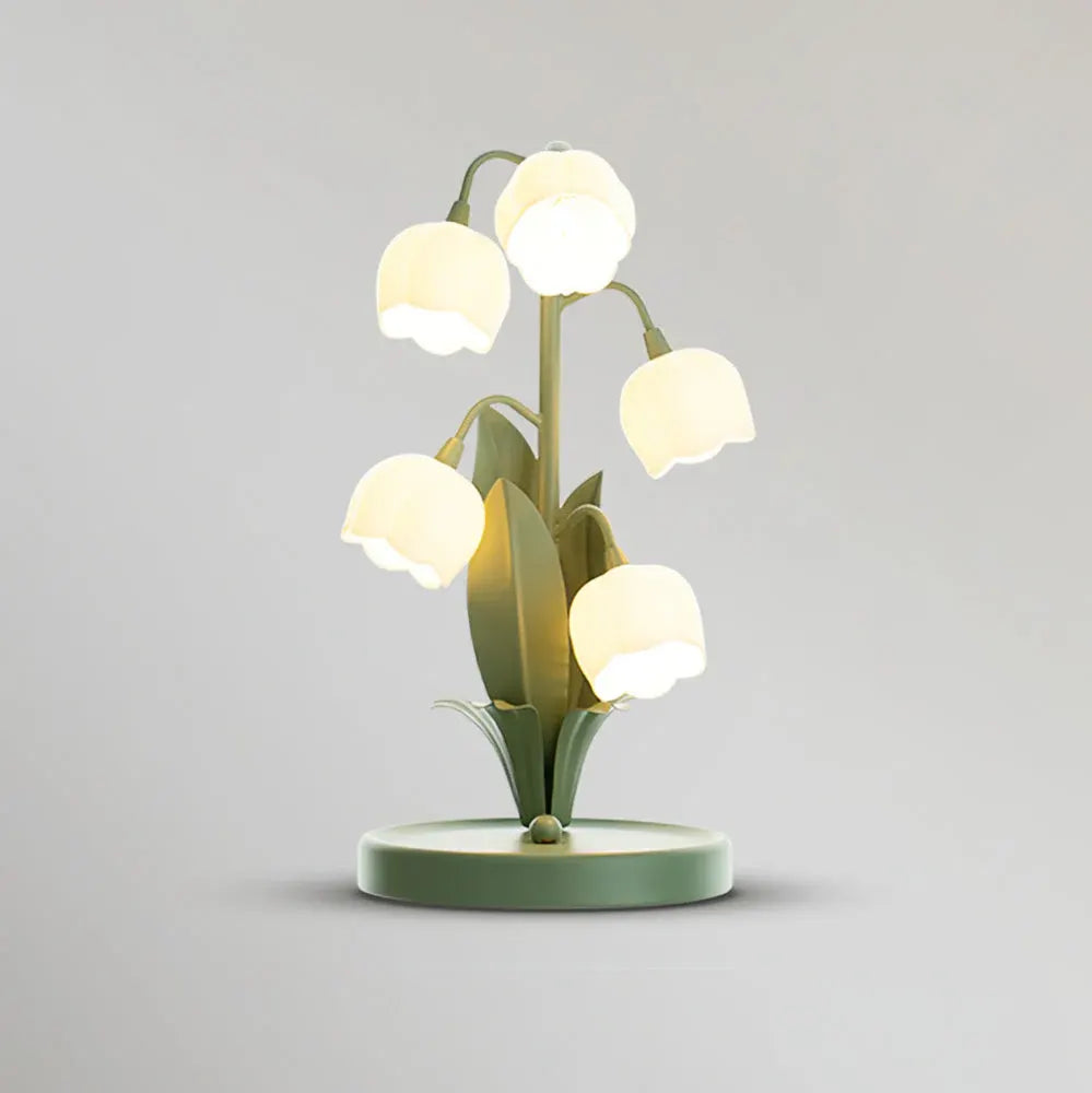 Bell Orchid Table Lamp | Elegant Floral Decorative Indoor Lighting